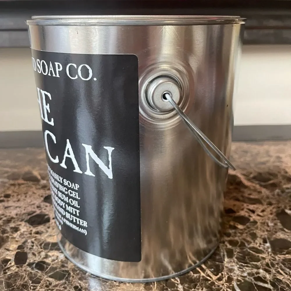 Plum Island Soap Co “The Man Can” Gift Set NEW Men’s Grooming Kit Paint Can